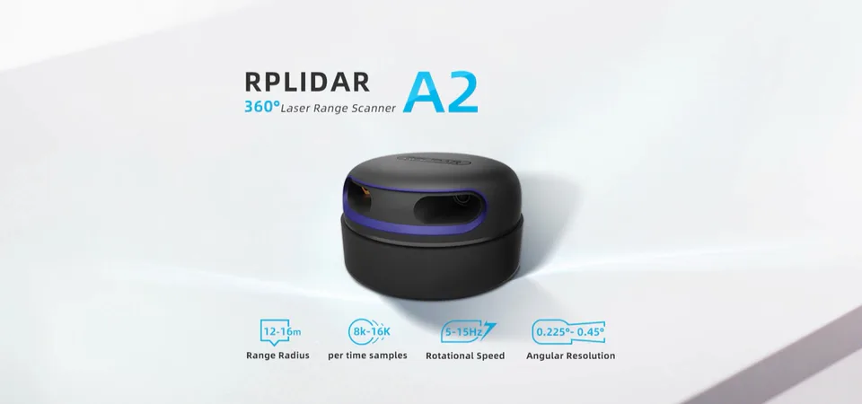 SLAMTEC RPLIDAR A2 LiDAR