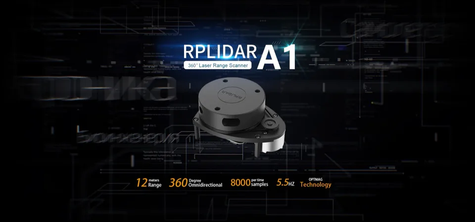 SLAMTEC RPLIDAR A1 LiDAR