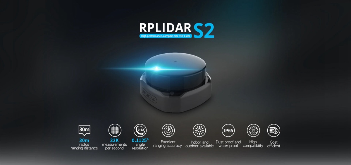 SLAMTEC RPLIDAR S2 LiDAR