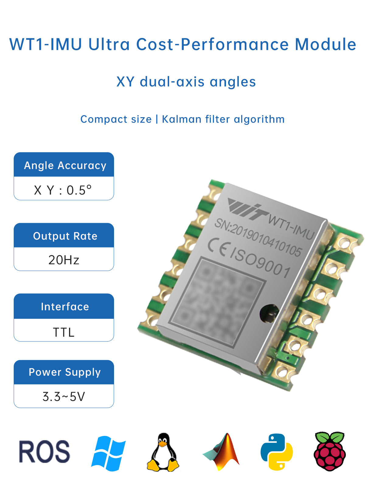 WitMotion WT1-IMU Sensor