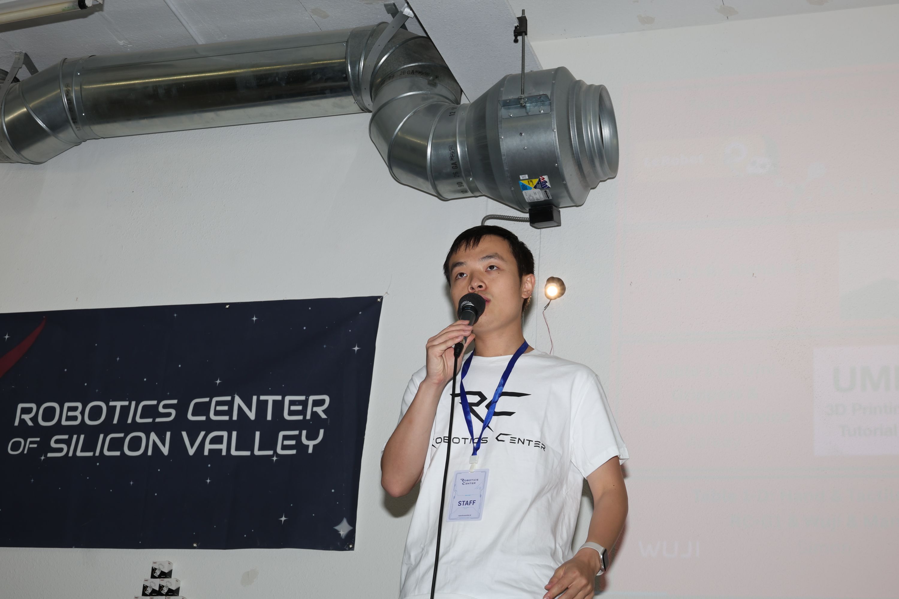RCSV team member welcoming guests at the San Francisco headquarters grand opening