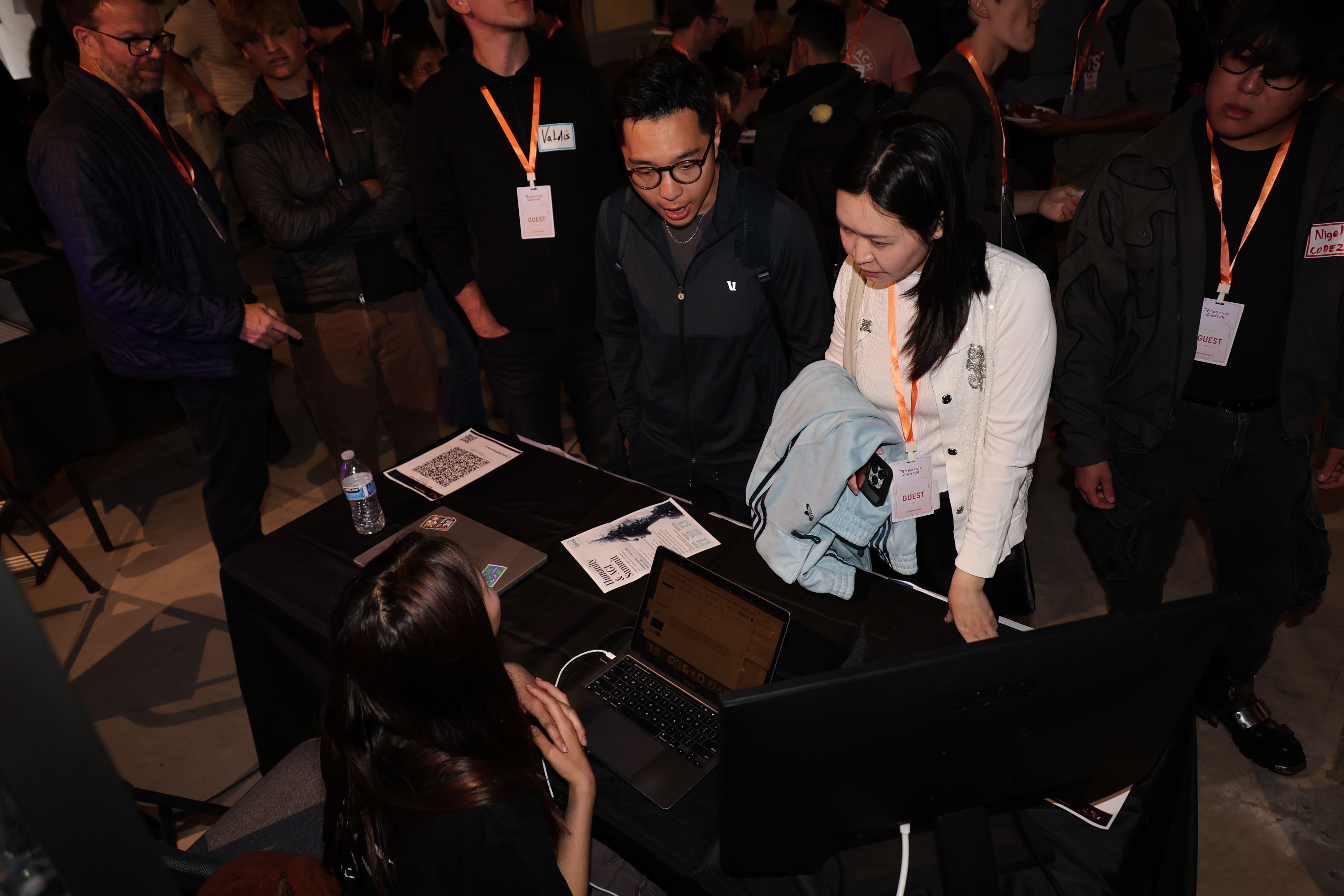 Attendees watching a live computer demonstration at the RCSV San Francisco event