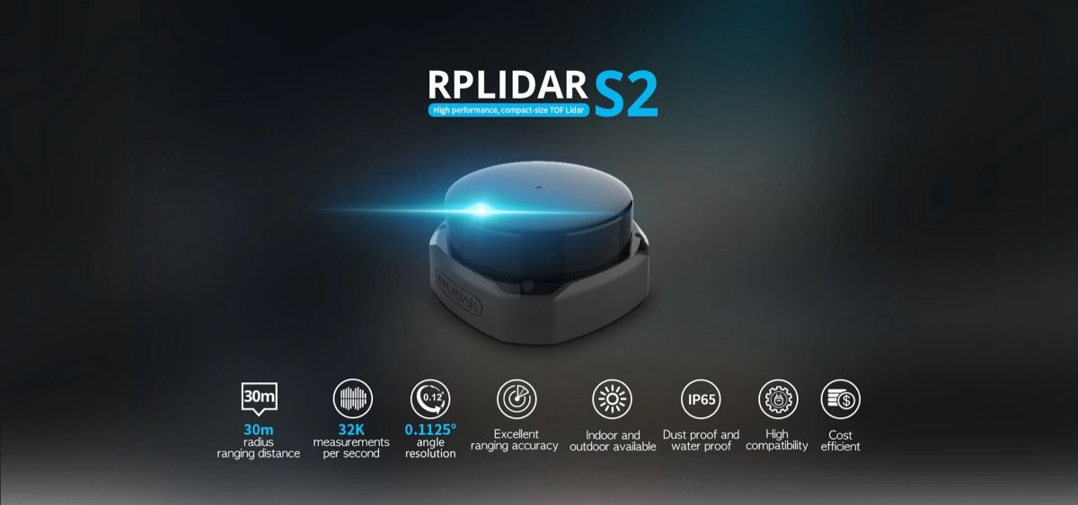 SLAMTEC RPLIDAR S2 LiDAR