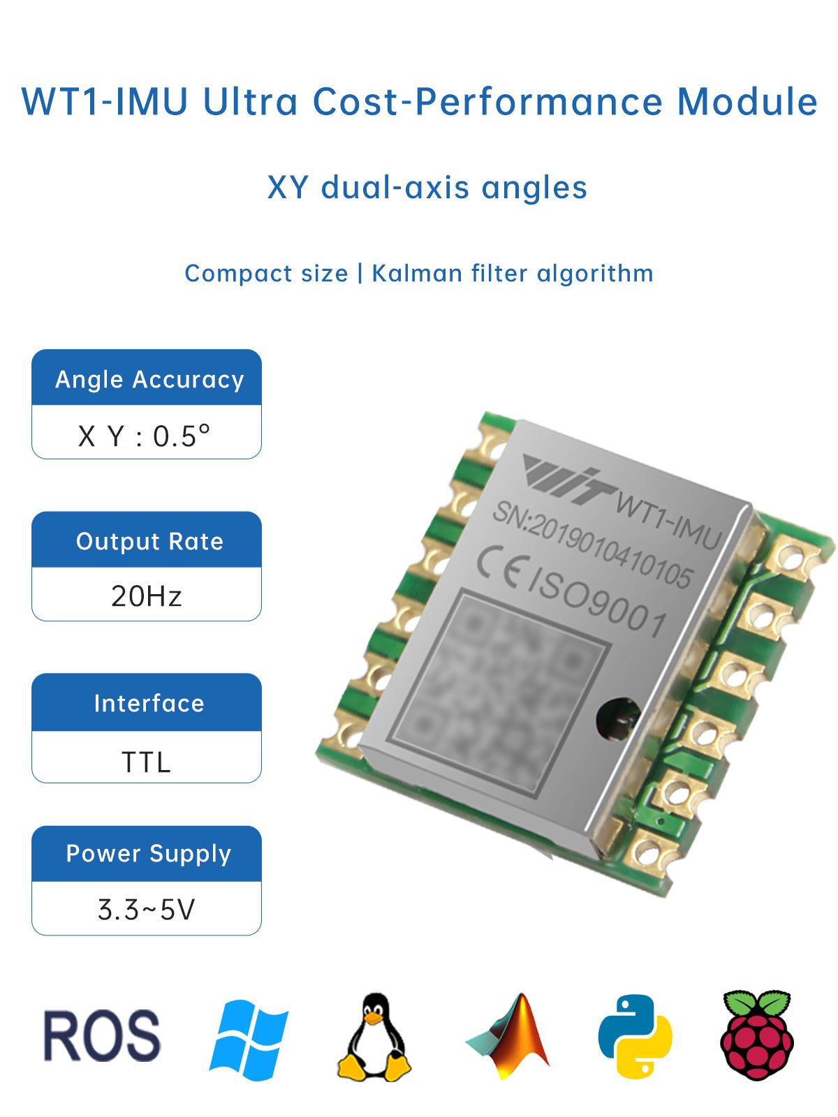 WitMotion WT1-IMU Sensor